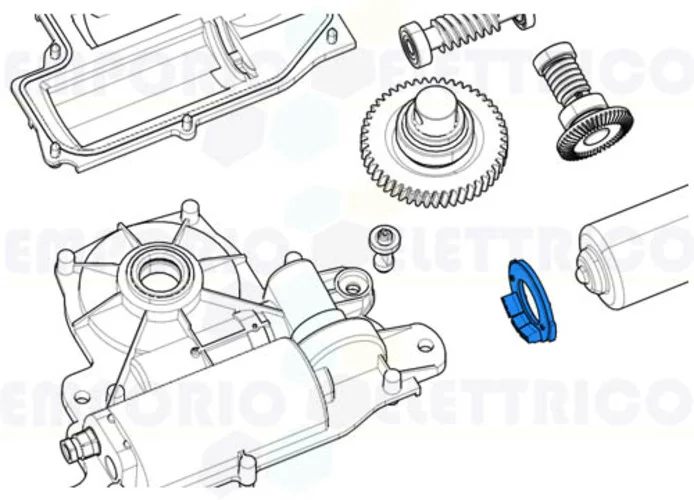 came Ersatzteil der elektronischen Platine Encoder frog-j 119ria064