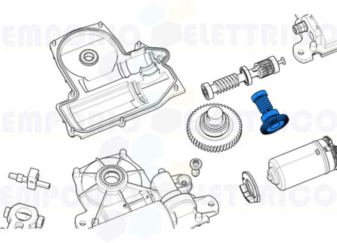 came Ersatzteil der Schraube ohne Ende erste Reduktion frog-j 119ria069