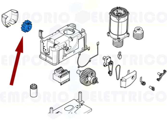 came Ersatzteil des Ritzels Modul 6 bk 119ribk010