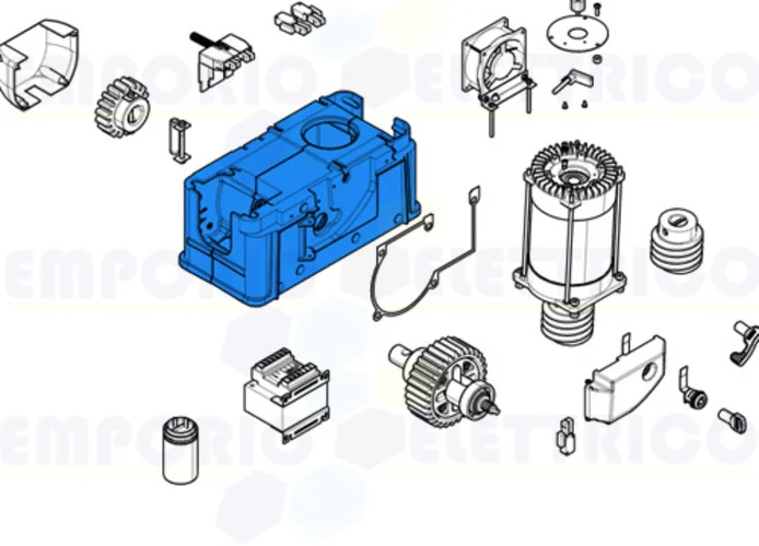 came Ersatzteil des Kastens des Getriebemotors bk 119ribk005