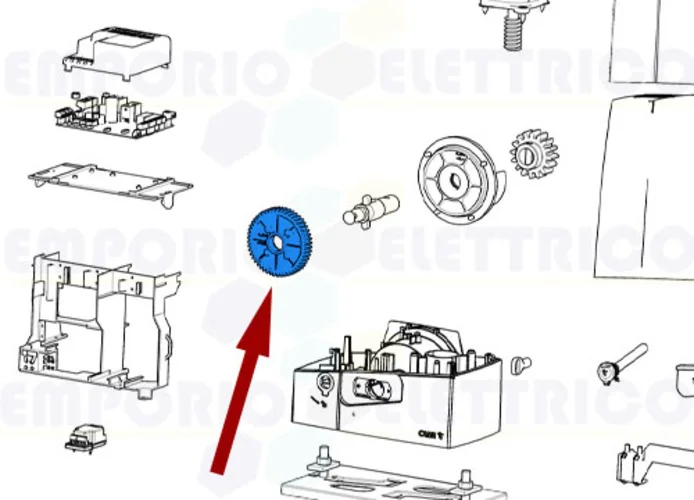 came Ersatzteil der Krone des Getriebemotors bxv 119ribs004