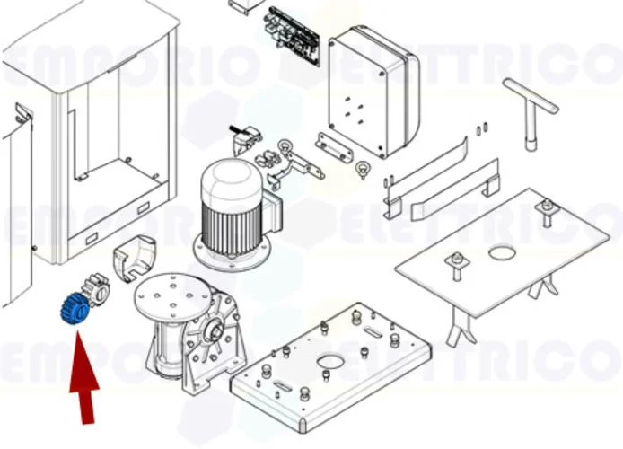 came Ersatzteil des Ritzels Modul 4 by 119riy088