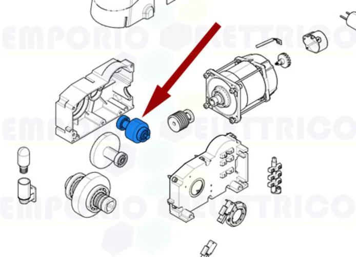 came Ersatzteil der Welle erste Reduktion und Ring emega 119rie148