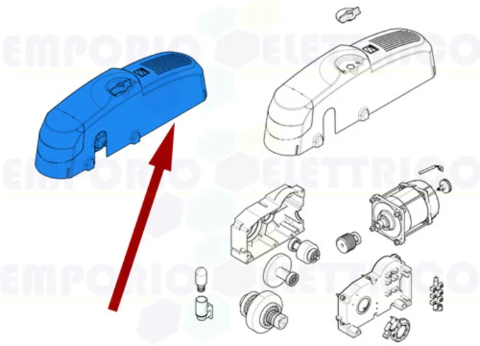 came Ersatzteil des Getriebemotors 230v ac emega 101e456csi