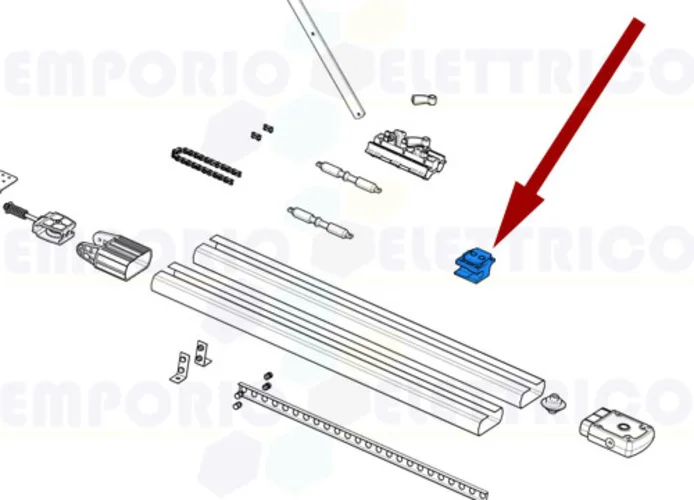 came Ersatzteil der internen mechanischen Anschlagführung ver 119rie114