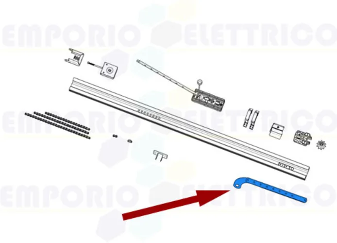 came Ersatzteil der gekrümmten Antriebsstange v6000 119rie173