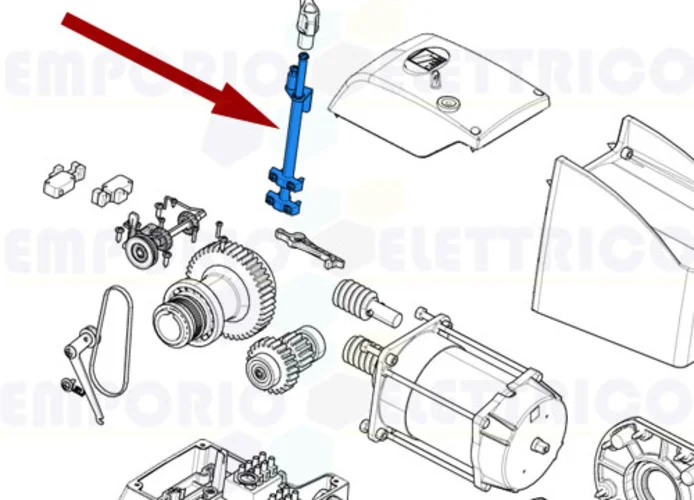 came Ersatzteil der Freigabewelle c-bx 119ricx019