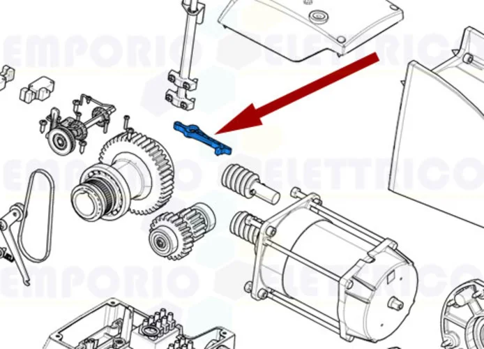 came Ersatzteil des mechanischen Endschalterhebels c-bx 119ricx022