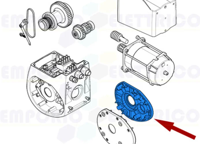 came Ersatzteil des linken Flansches des Getriebemotors c-bx 119ricx026