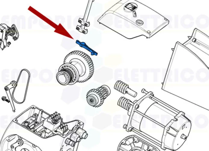 came Ersatzteil des Encoder Entriegelungshebels c-bx 119ricx037