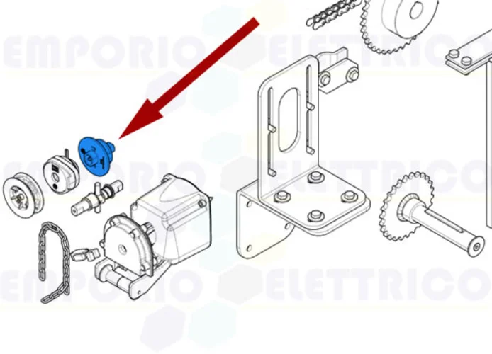 came Ersatzteil Getriebe Nocken c-bx 119ricx010