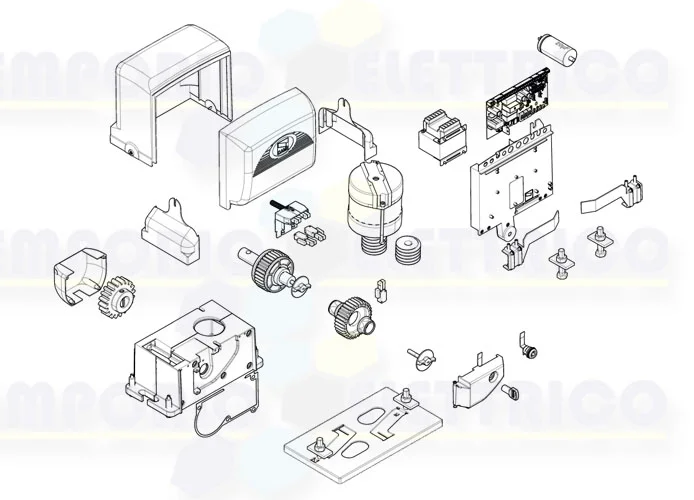 came Seite Ersatzteile des Motors 001bx-64 bx-64 