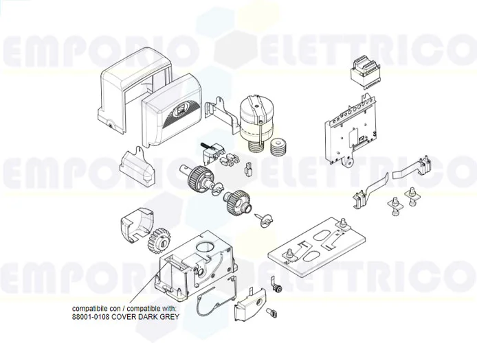 came Seite Ersatzteile des Motors bx-241