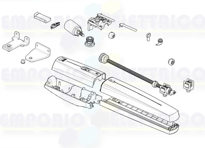 came Seite Ersatzteile des Motors axi25dgs 801mp-0040