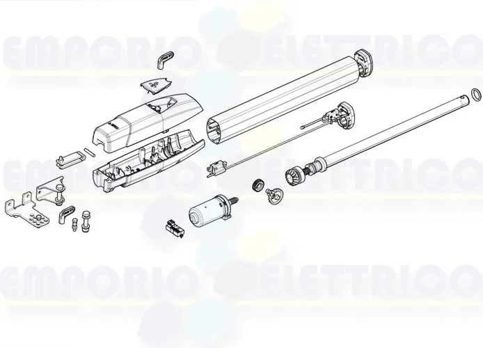 came Seite Ersatzteile des Motors ats50dgs 801mp-0080