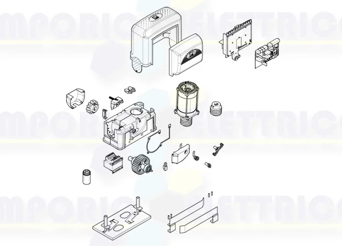 came Seite Ersatzteile des Motors 001bk2200 bk2200 