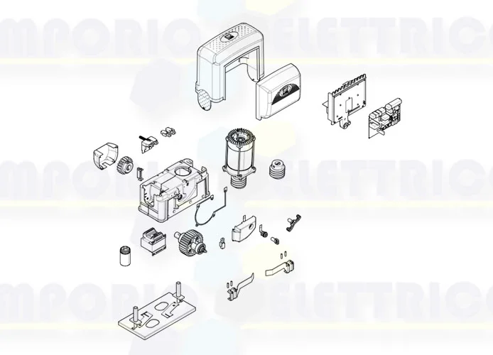 came Seite Ersatzteile des Motors 001bk1800 bk1800 