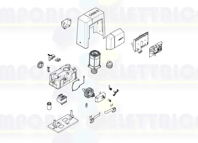 came Seite Ersatzteile des Motors 001bks18ags bks18ags 801ms-0090