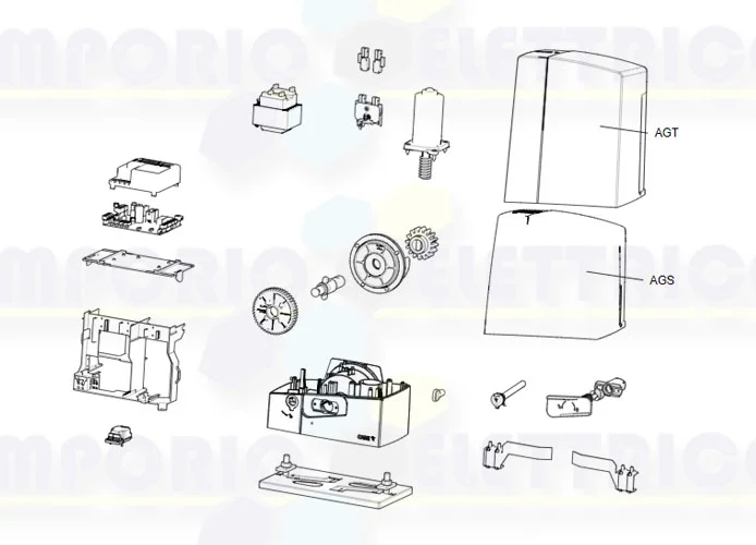 came Seite Ersatzteile des Motors 001bxv10agt bxv10agt 801ms-0240