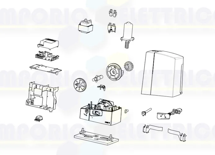 came Seite Ersatzteile des Motors bxv04agf bxv04alf 801ms-0160