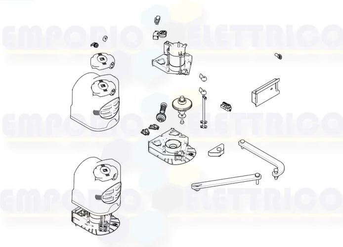 came Seite Ersatzteile des Motors 001f7024n f7024n