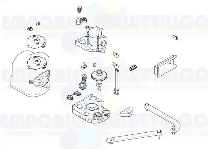 came Seite Ersatzteile des Motors 001f7024e f7024e