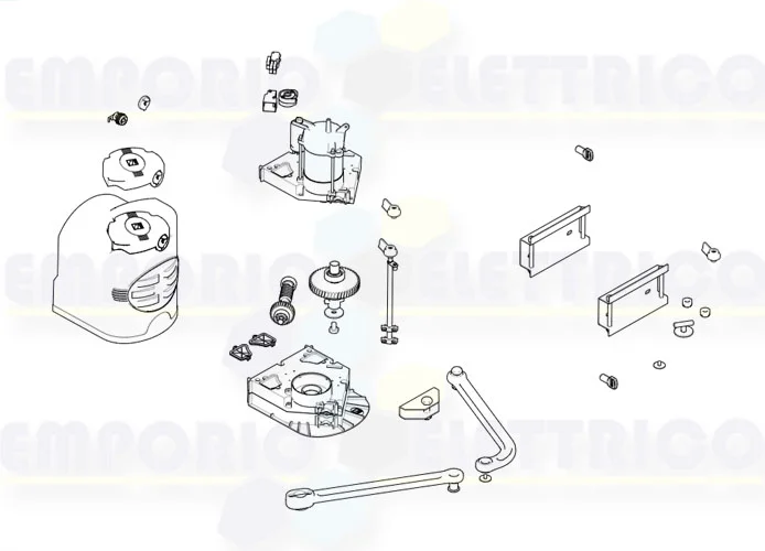 came Seite Ersatzteile des Motors 001f7024 f7024