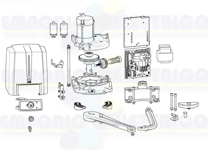 came Seite Ersatzteile des Motors 001fa40230cb fa40230cb