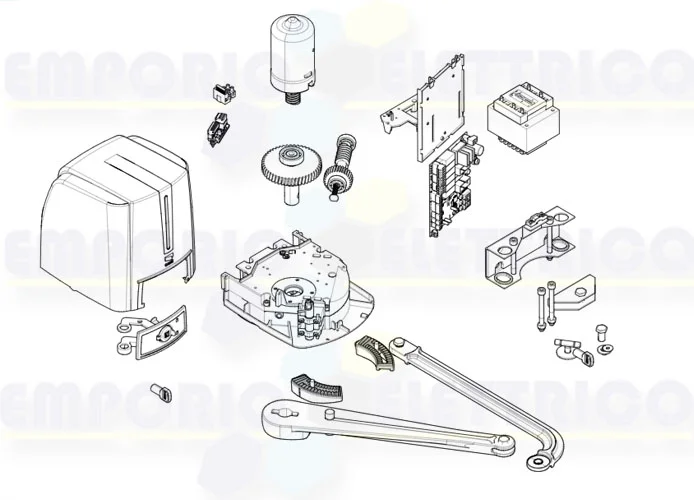 came Seite Ersatzteile des Motors fst23dlc 801mb-0090