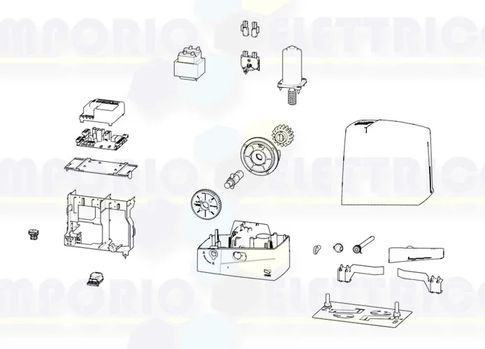 came Seite Ersatzteile des Motors 001sdn4 sdn4