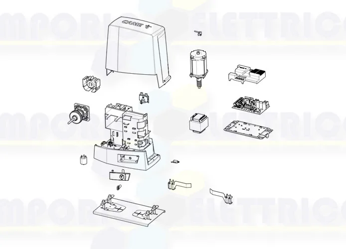 came Seite Ersatzteile des Motors 001bkv25ags bkv25ags 801ms-0320