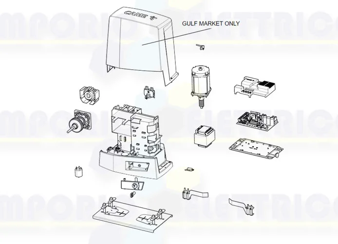 came Seite Ersatzteile des Motors 001bkv20als bkv20als