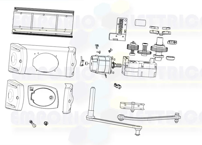 came Seite Ersatzteile des Motors 001fe40230 fe40230