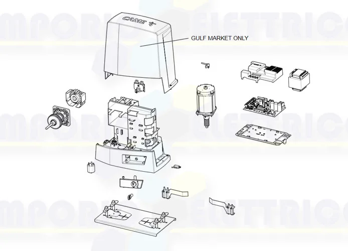 came Seite Ersatzteile des Motors 001bkv15als bkv15als