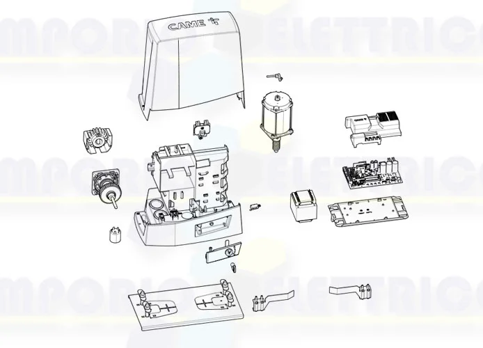 came Seite Ersatzteile des Motors 001bkv15ags bkv15ags 801ms-0300