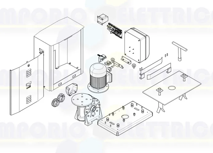 came Seite Ersatzteile des Motors 001by-3500t by-3500t