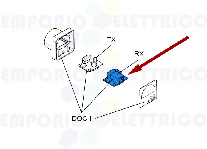 came Ersatzteil der elektronischen Platine rx doc-i 119rir015