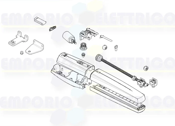 came Seite Ersatzteile des Motors swn25