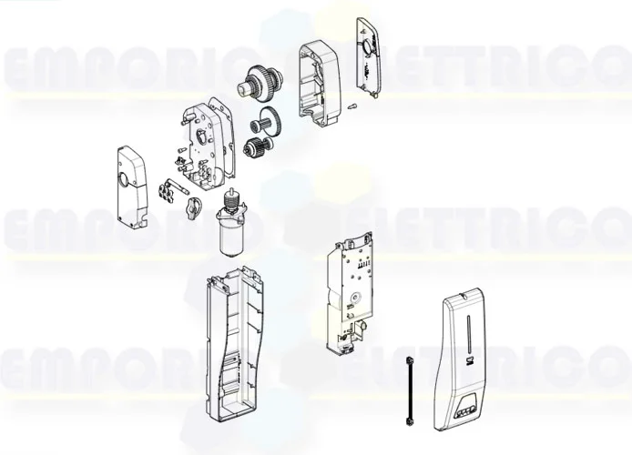 came Seite Ersatzteile des Motors 001em4024 em4024