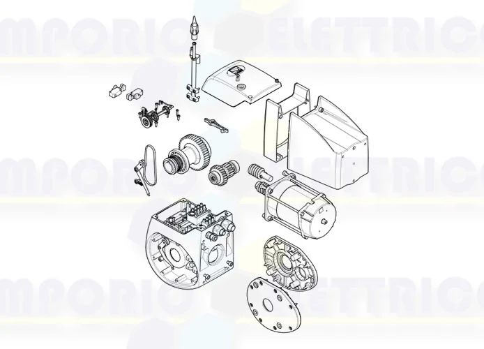 came Seite Ersatzteile des Motors 001c-bxk c-bxk