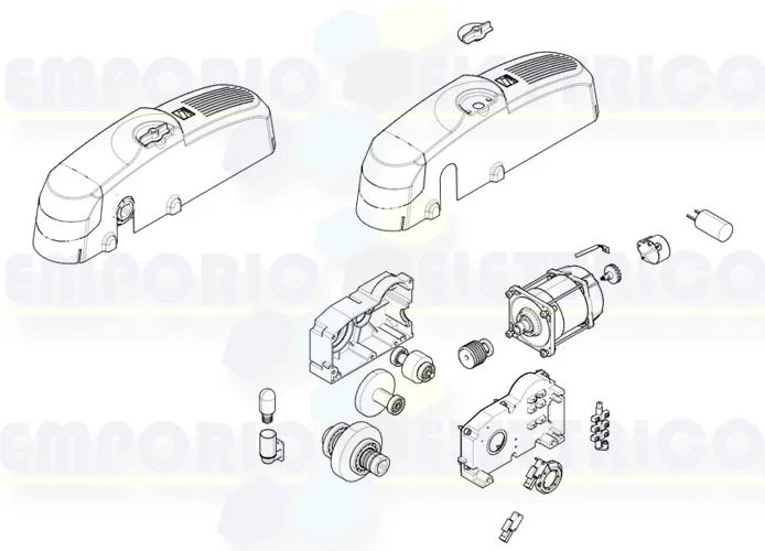 came Seite Ersatzteile des Motors 001e456 e456