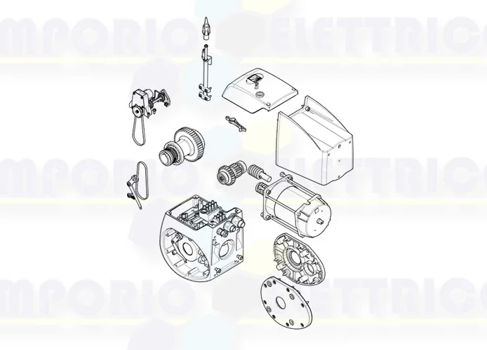 came Seite Ersatzteile des Motors 001c-bxet c-bxet