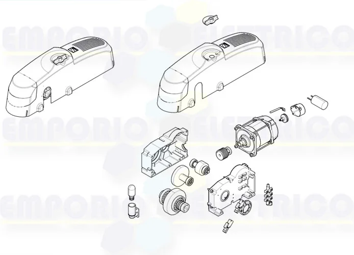 came Seite Ersatzteile des Motors e306