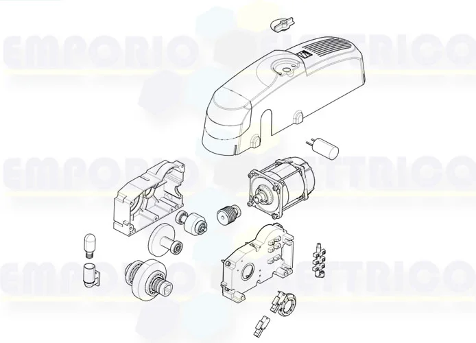 came Seite Ersatzteile des Motors e1000