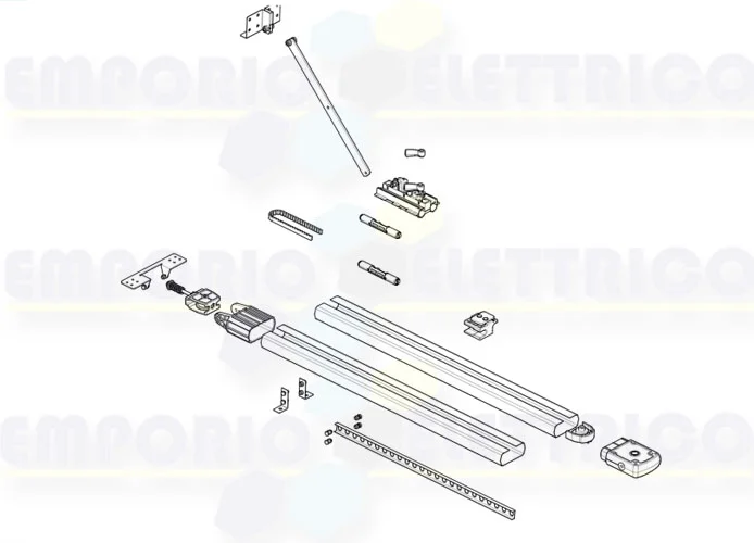 came Seite Ersatzteile für Riemenführung 001v0687 v0687