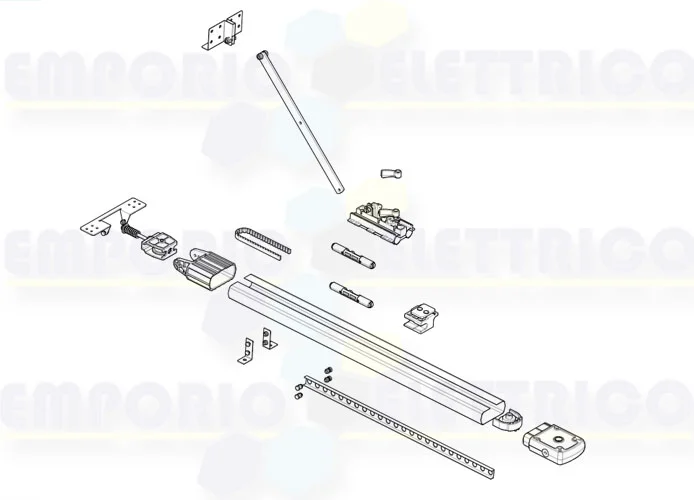 came Seite Ersatzteile für Riemenführung 001v0686 v0686