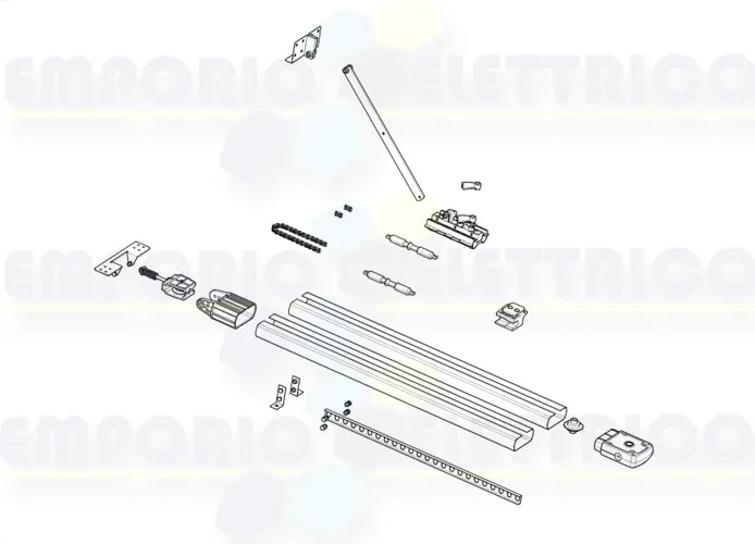 came Seite Ersatzteile für Kettenantriebsschiene 001v0684 v0684