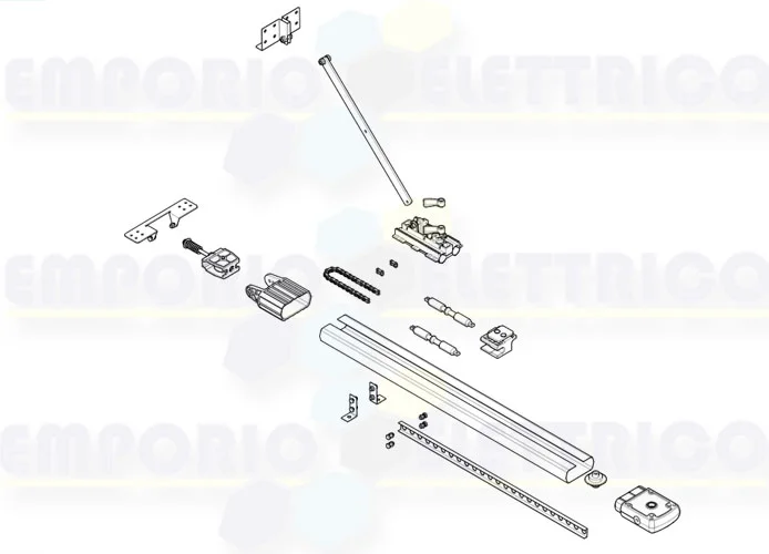 came Seite Ersatzteile für Kettenantriebsschiene 001v0682 v0682