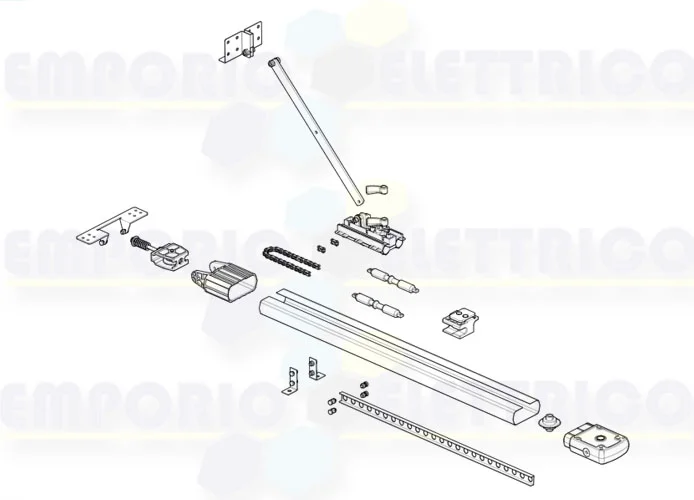 came Seite Ersatzteile für Kettenantriebsschiene 001v0679 v0679