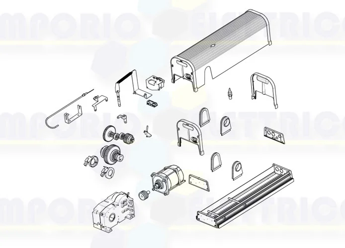 came Seite Ersatzteile des Motors f4024epa